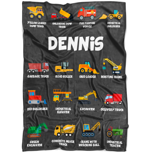 Dennis Construction Blanket Grey