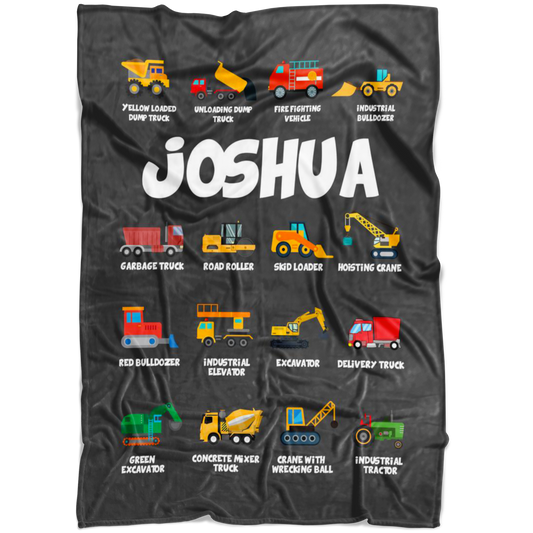 Joshua Construction Blanket Grey