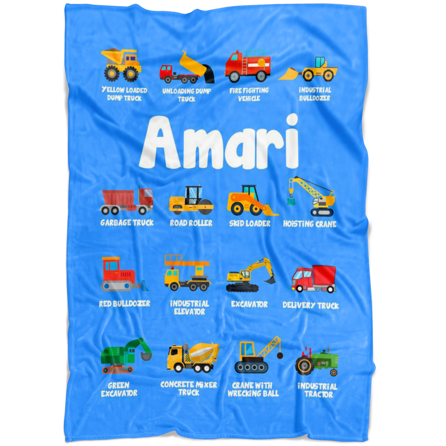 Amari Construction Blanket Blue