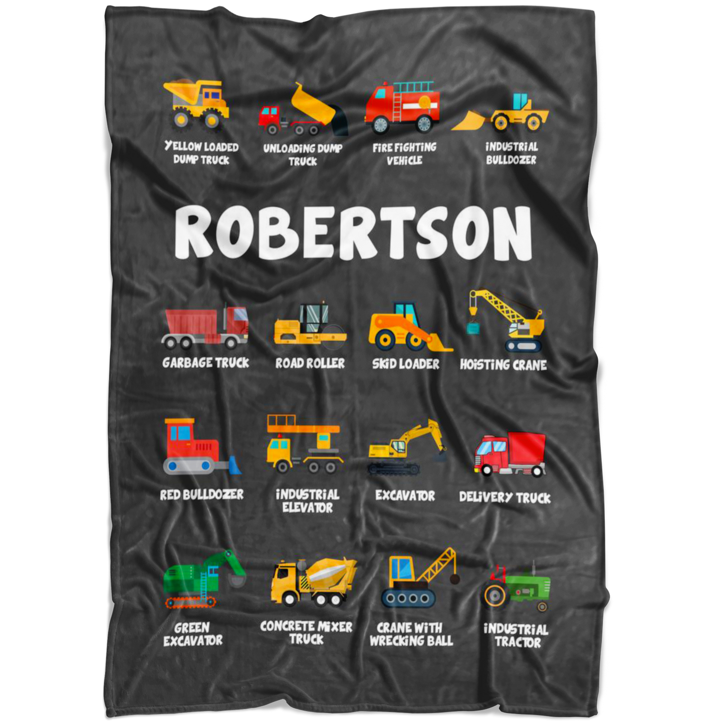 Robertson Construction Blanket Grey