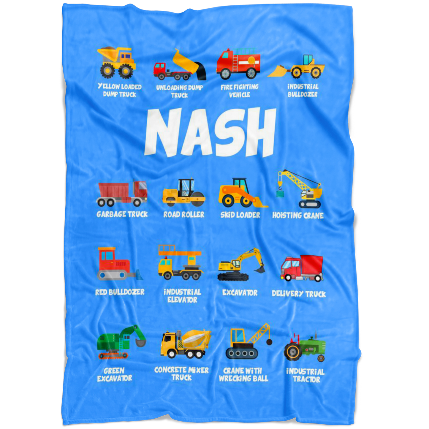 Nash Construction Blanket Blue