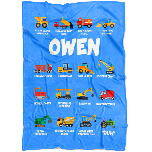 Owen Construction Blanket Blue