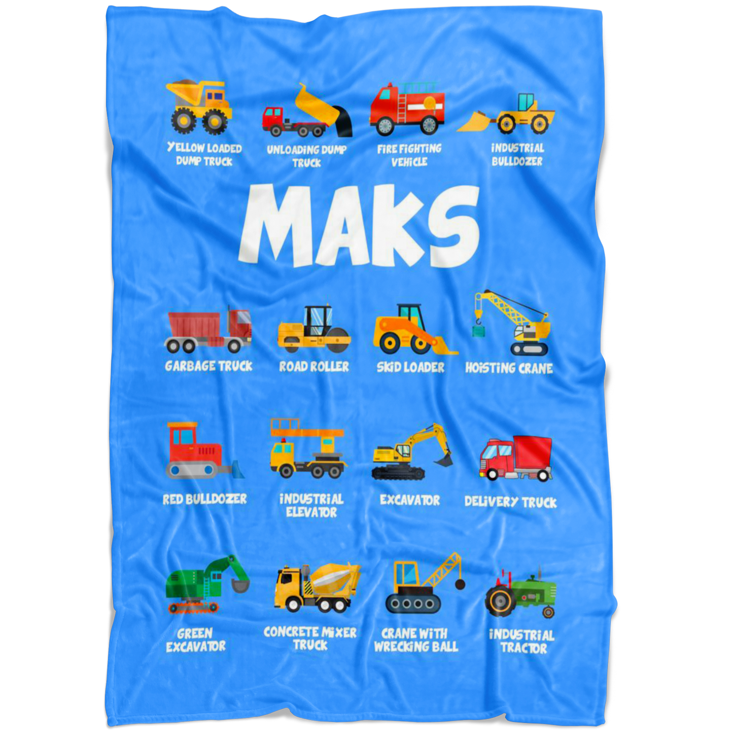 Maks Construction Blanket Blue