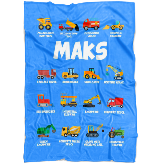 Maks Construction Blanket Blue
