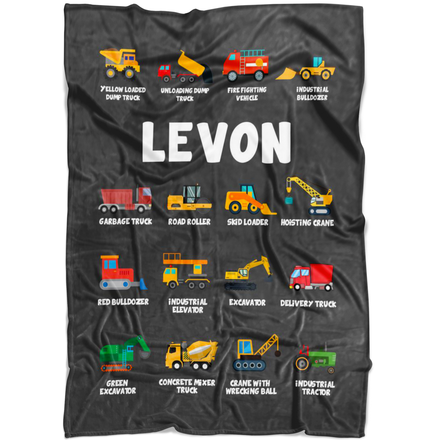 Levon Construction Blanket Grey