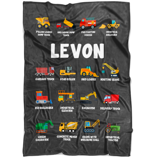 Levon Construction Blanket Grey