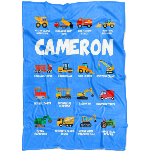 Cameron Construction Blanket Blue