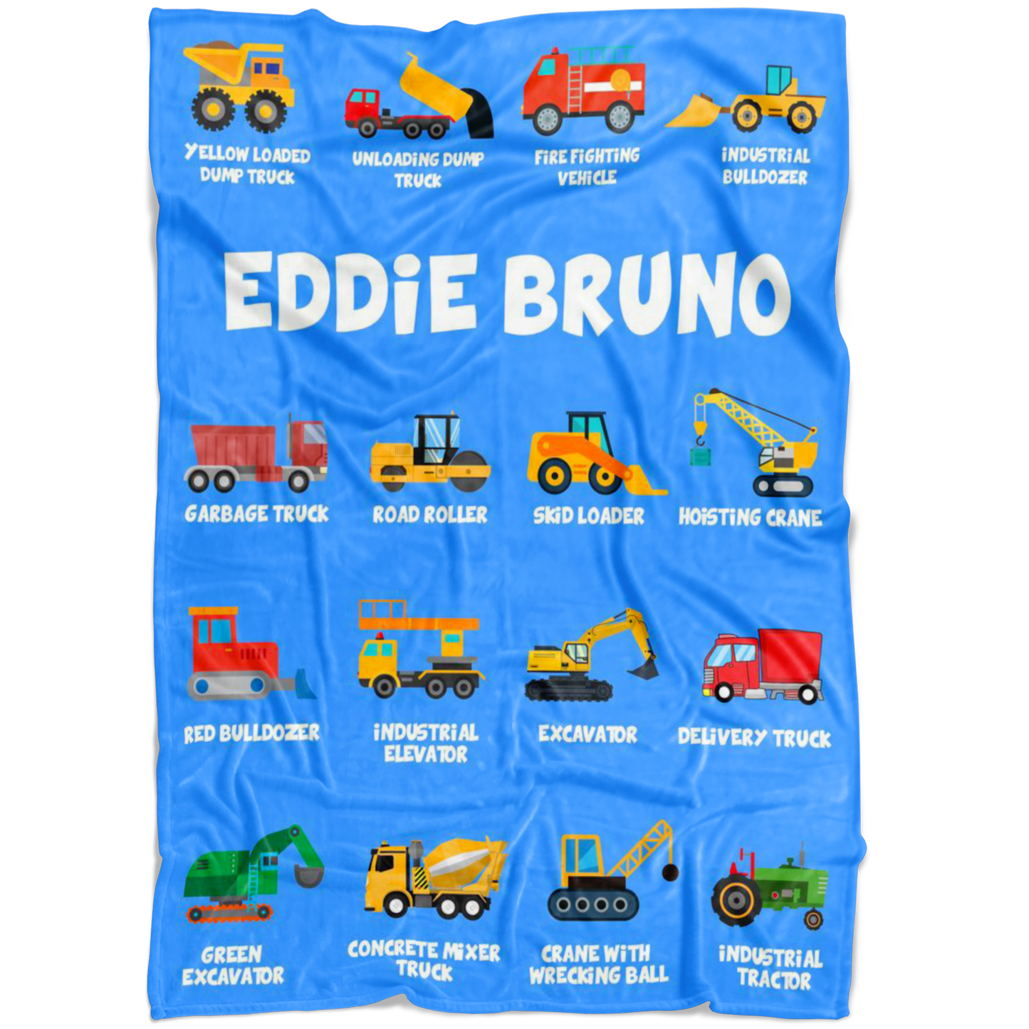 Eddie Bruno Construction Blanket Blue