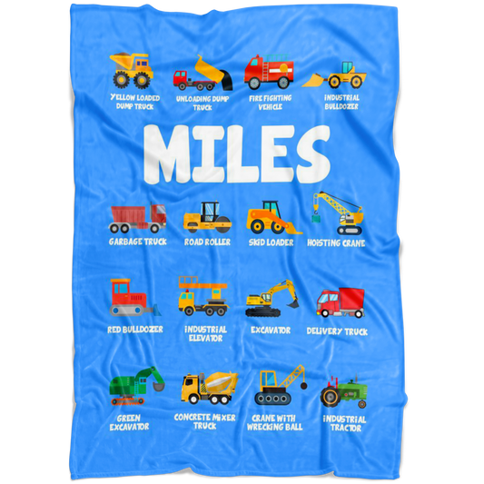 MILES Construction Blanket Blue