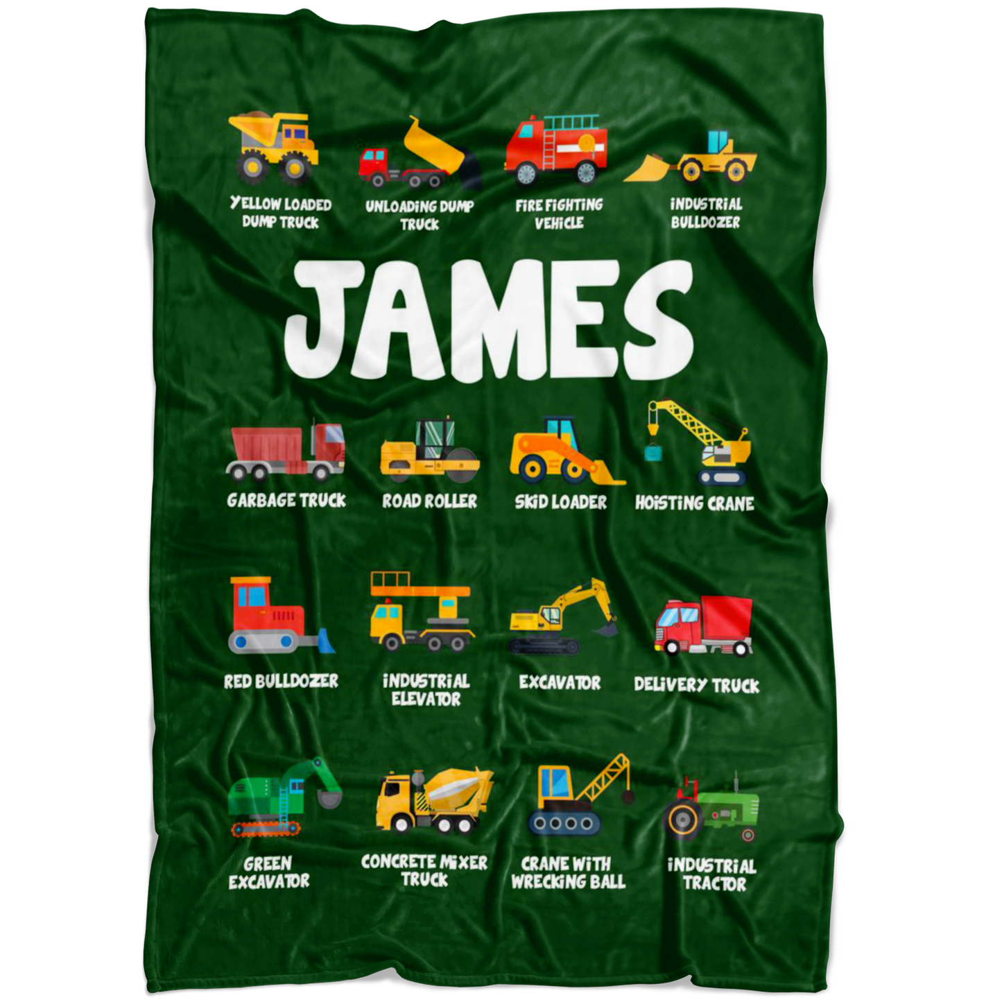 James Construction Blanket Green