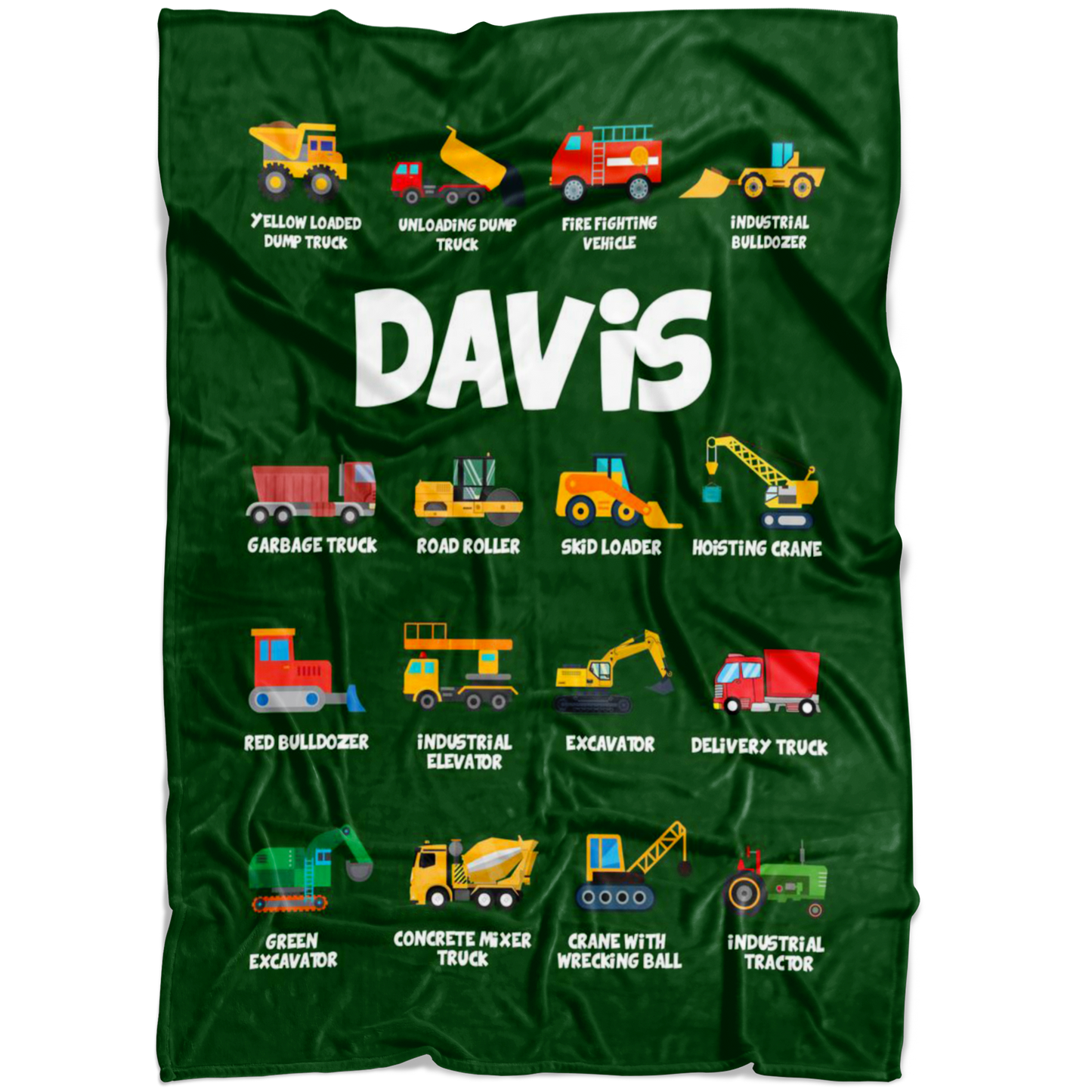 Davis Construction Blanket Green