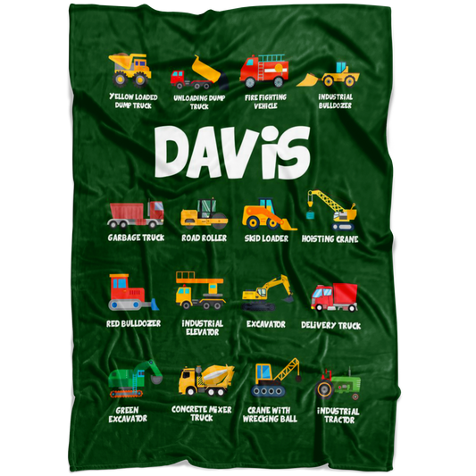 Davis Construction Blanket Green