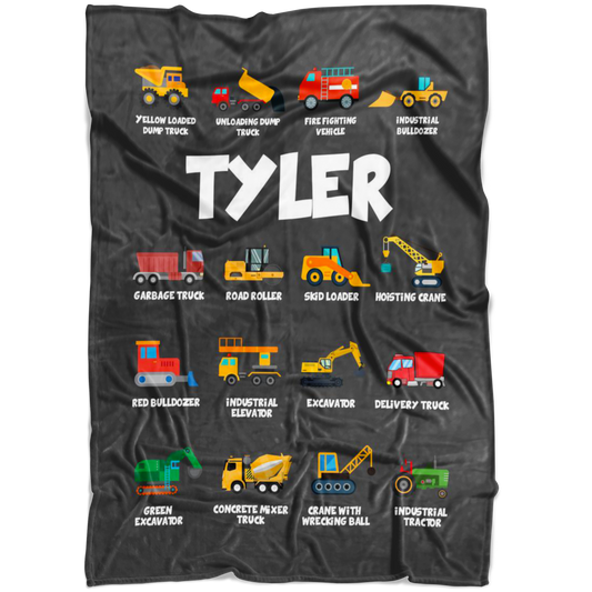 Tyler Construction Blanket Grey
