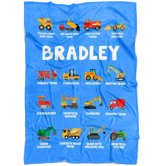Bradley Construction Blanket Blue