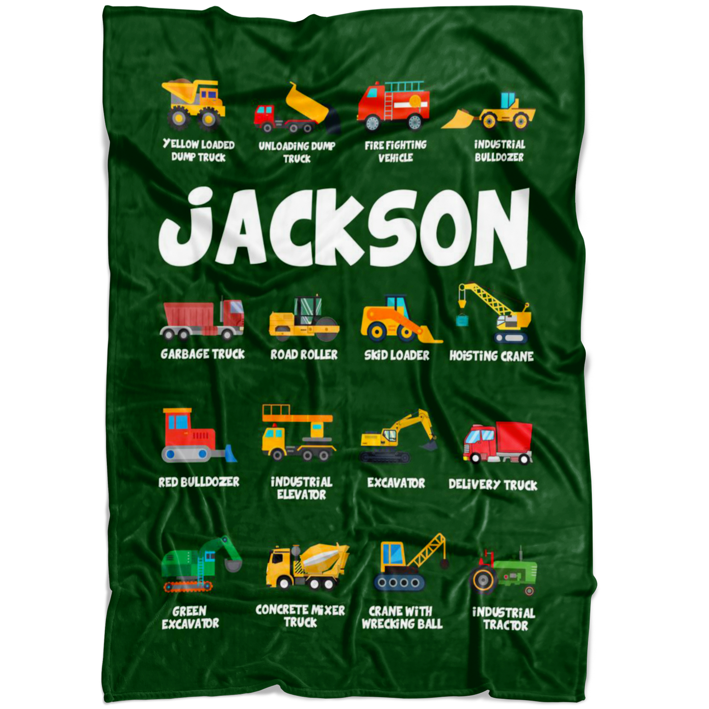 Jackson Construction Blanket Green