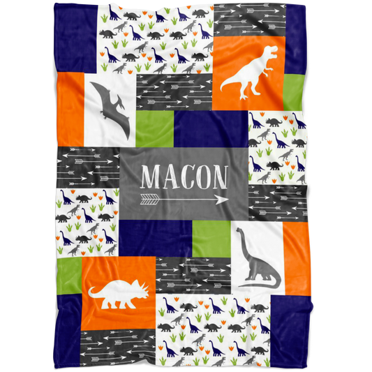Macon Dino Blanket