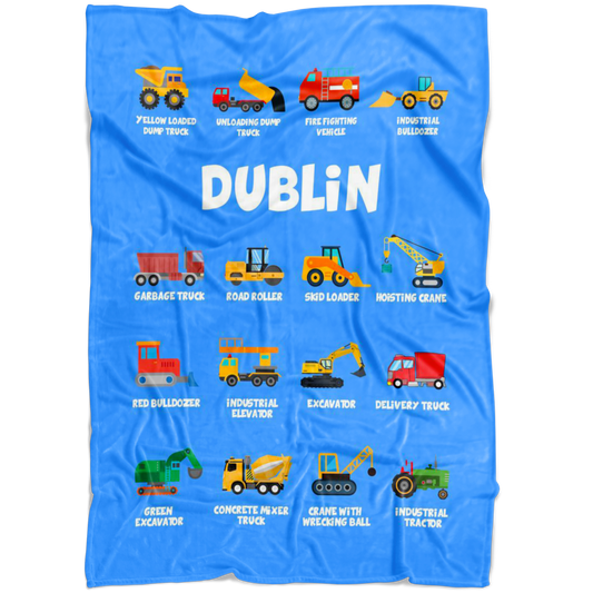 Dublin Construction Blanket Blue