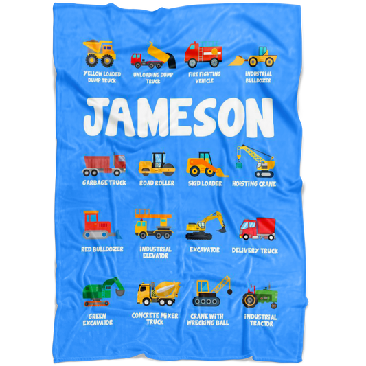 JAMESON Construction Blanket Blue