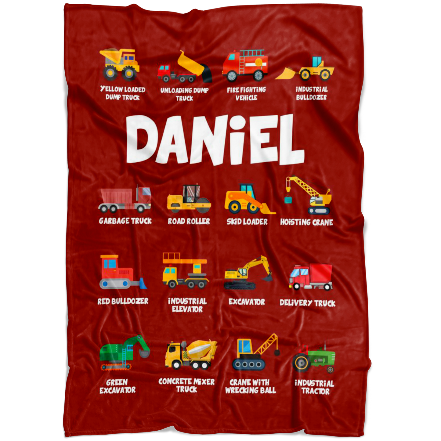 Daniel Construction Blanket Red