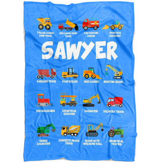 Sawyer Construction Blanket Blue