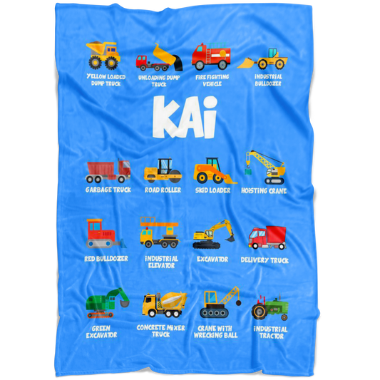 Kai Construction Blanket Blue