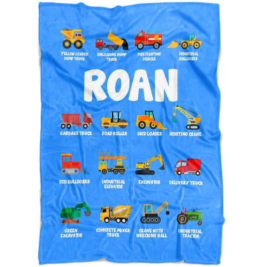 Roan Construction Blanket Blue