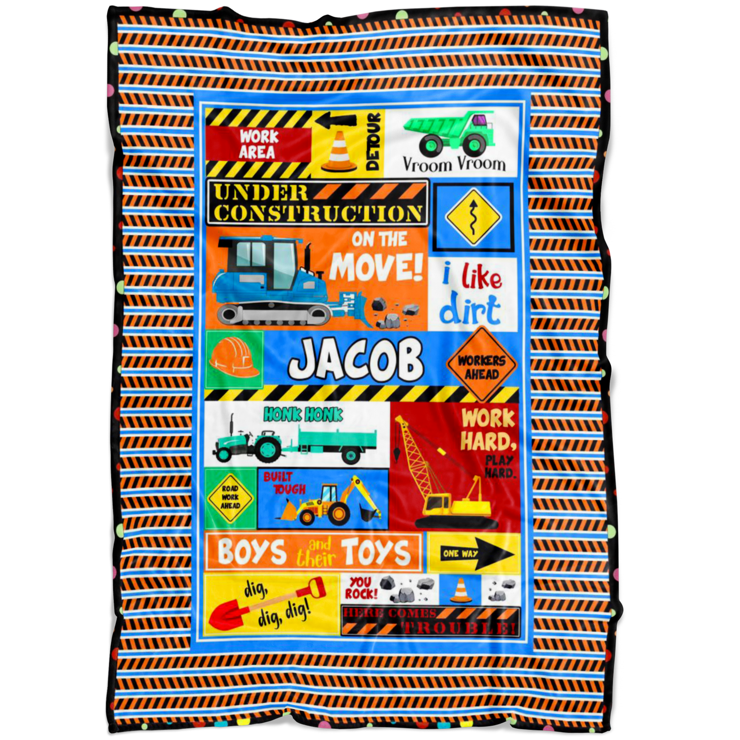 Jacob Under Construction Blanket Style 1