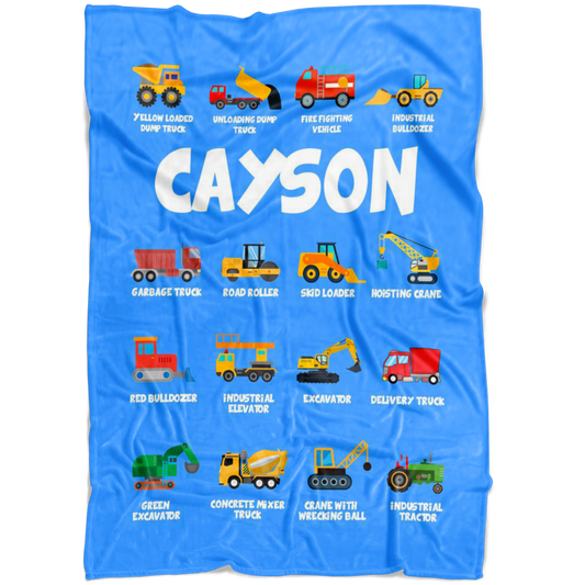 CAYSON Construction Blanket Blue