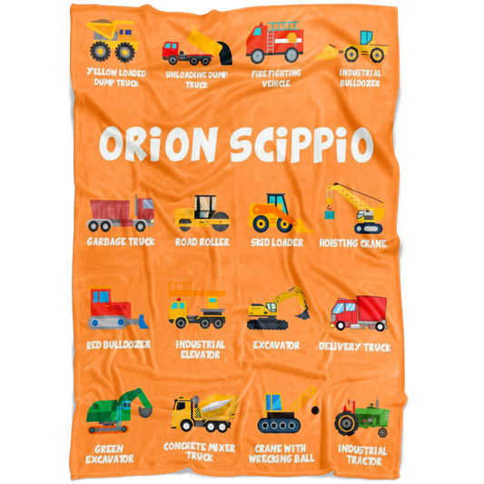 Orion Scippio Construction Blanket Orange