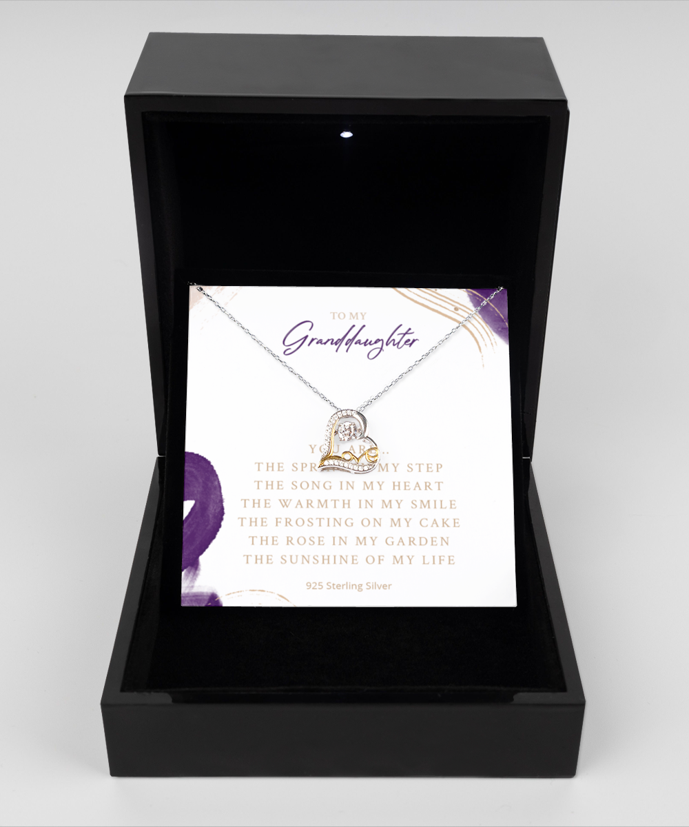 Granddaughter Gifts from Grandparents - Love Dancing Necklace