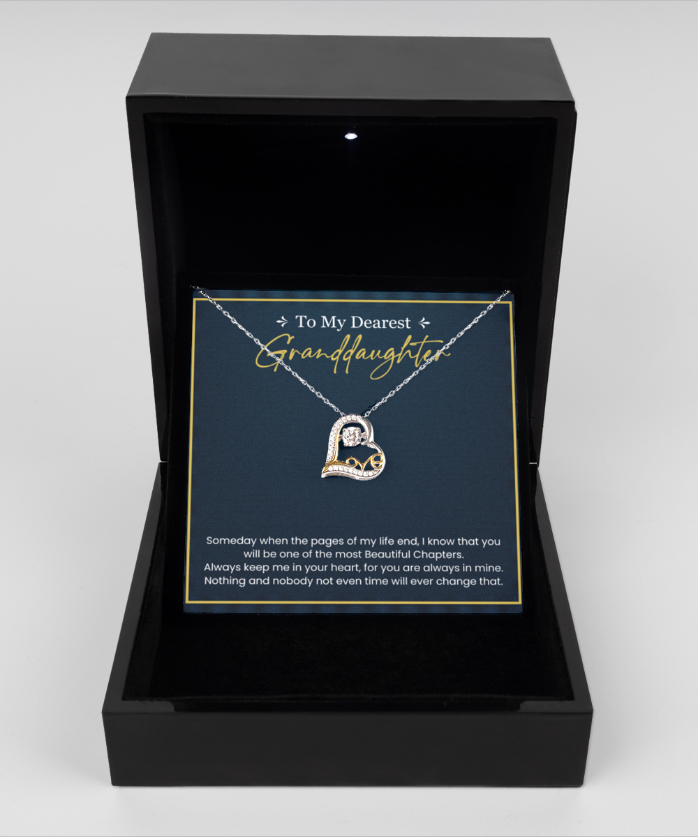 Dearest Granddaughter - Grandma - Love Dancing Necklace