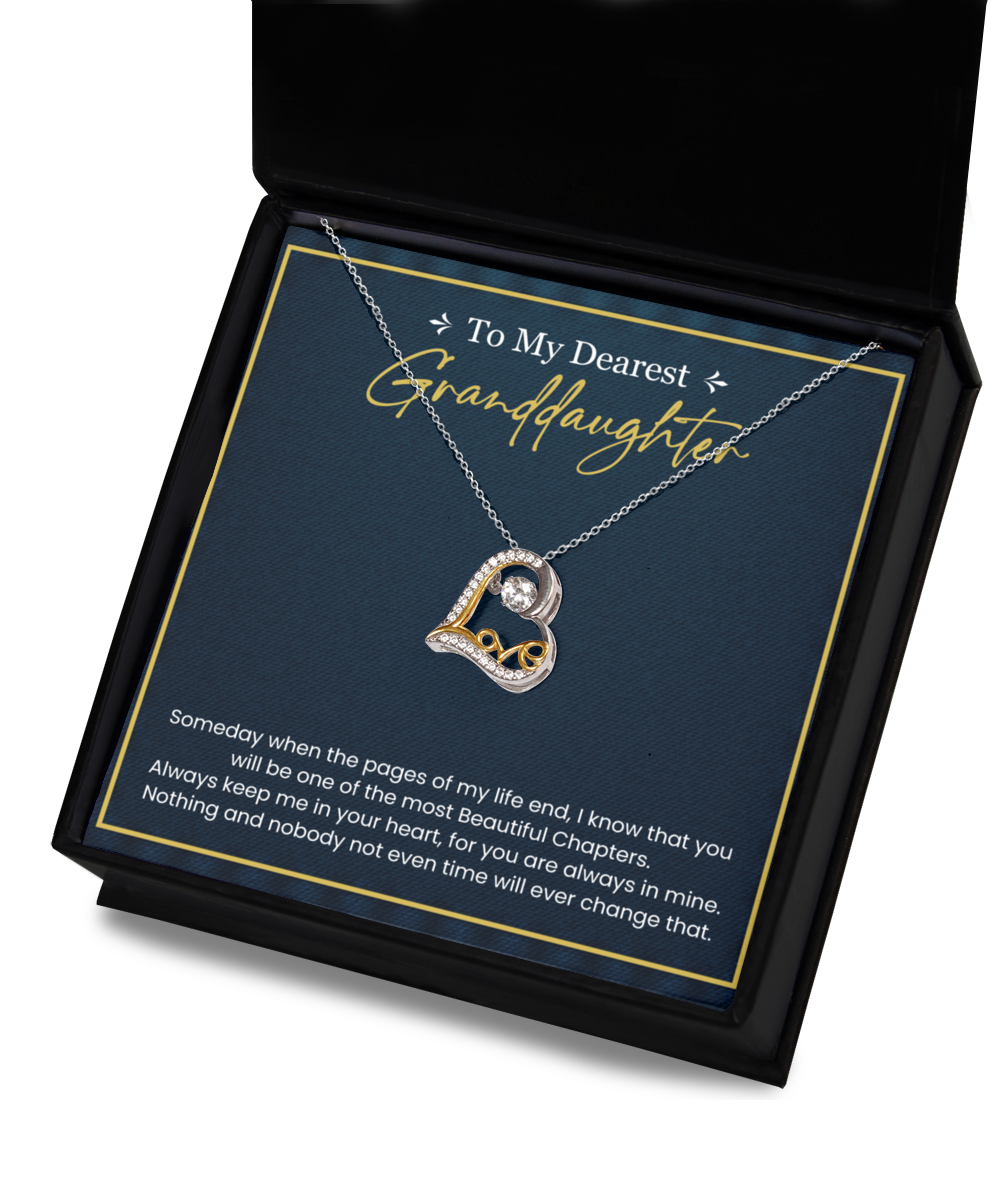 Dearest Granddaughter - Grandma - Love Dancing Necklace