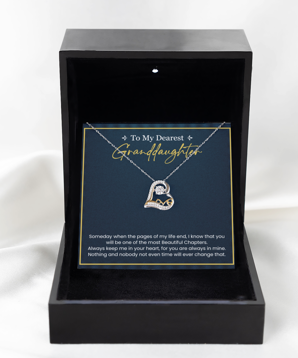 Dearest Granddaughter - Grandma - Love Dancing Necklace