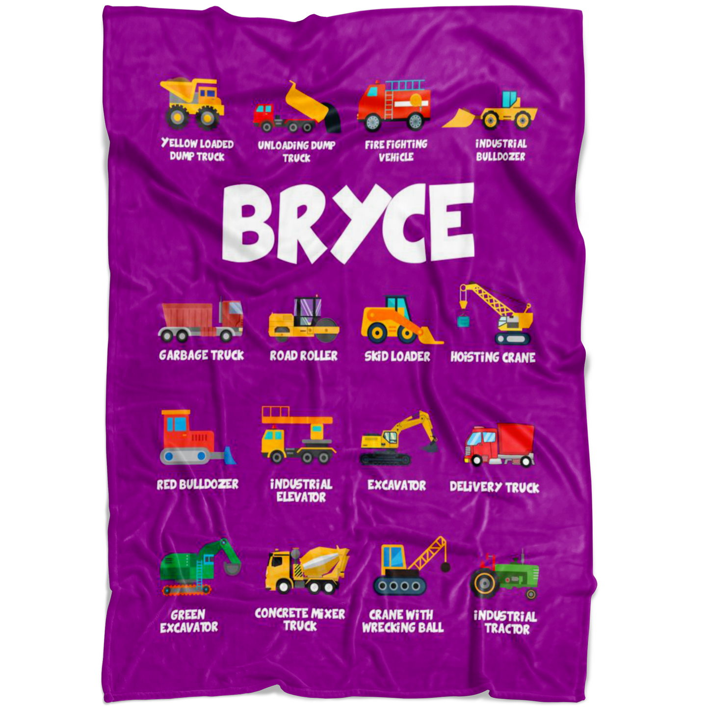 Bryce Construction Blanket Purple