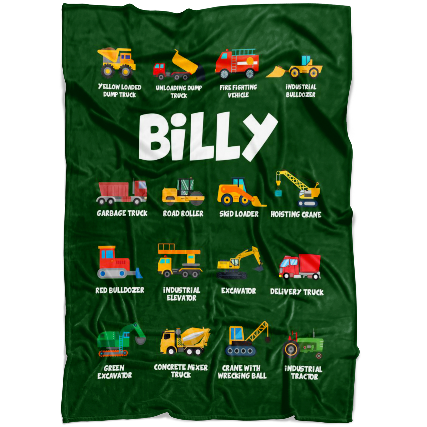 Billy Construction Blanket Green