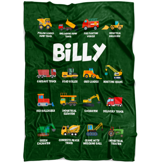 Billy Construction Blanket Green