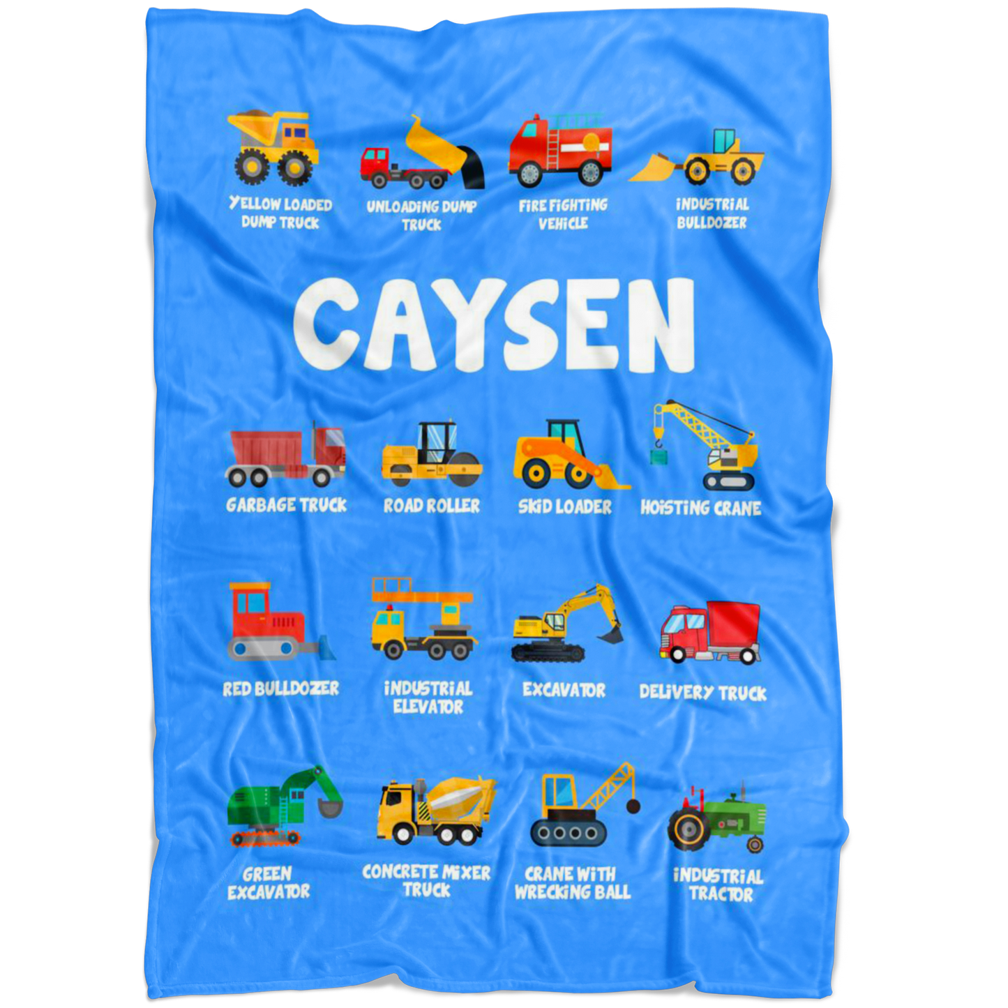 CAYSEN Construction Blanket Blue