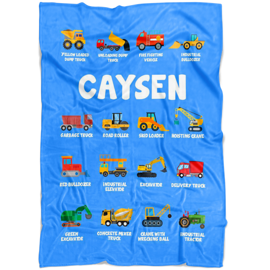 CAYSEN Construction Blanket Blue
