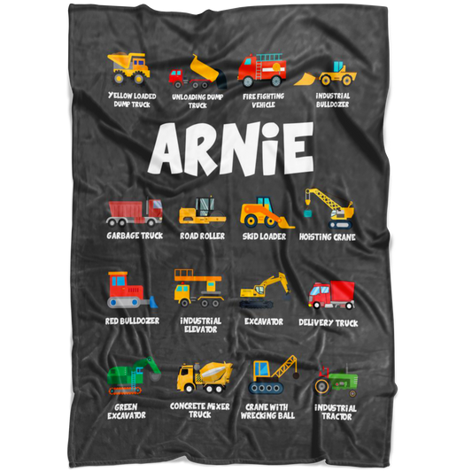Arnie Construction Blanket Grey