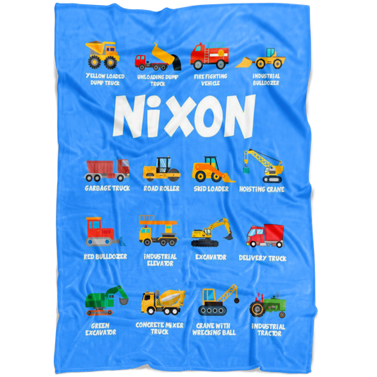 Nixon Construction Blanket Blue
