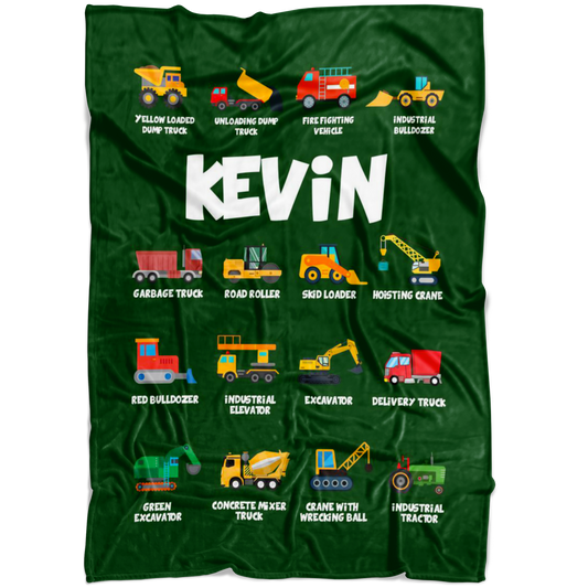 Kevin Construction Blanket Green