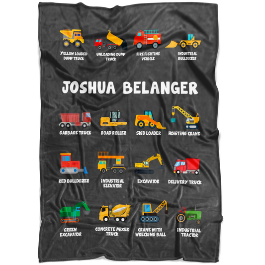 Joshua Belanger Construction Blanket Grey