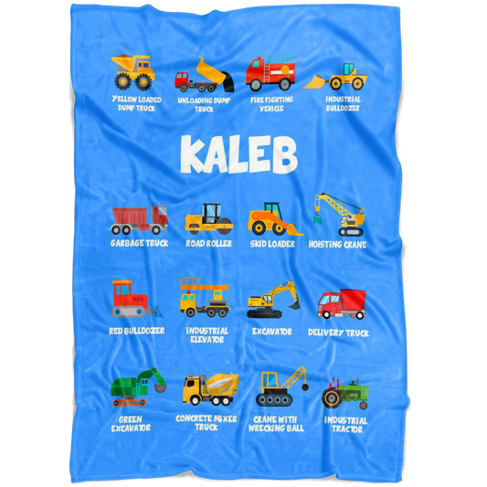 Kaleb Construction Blanket Blue