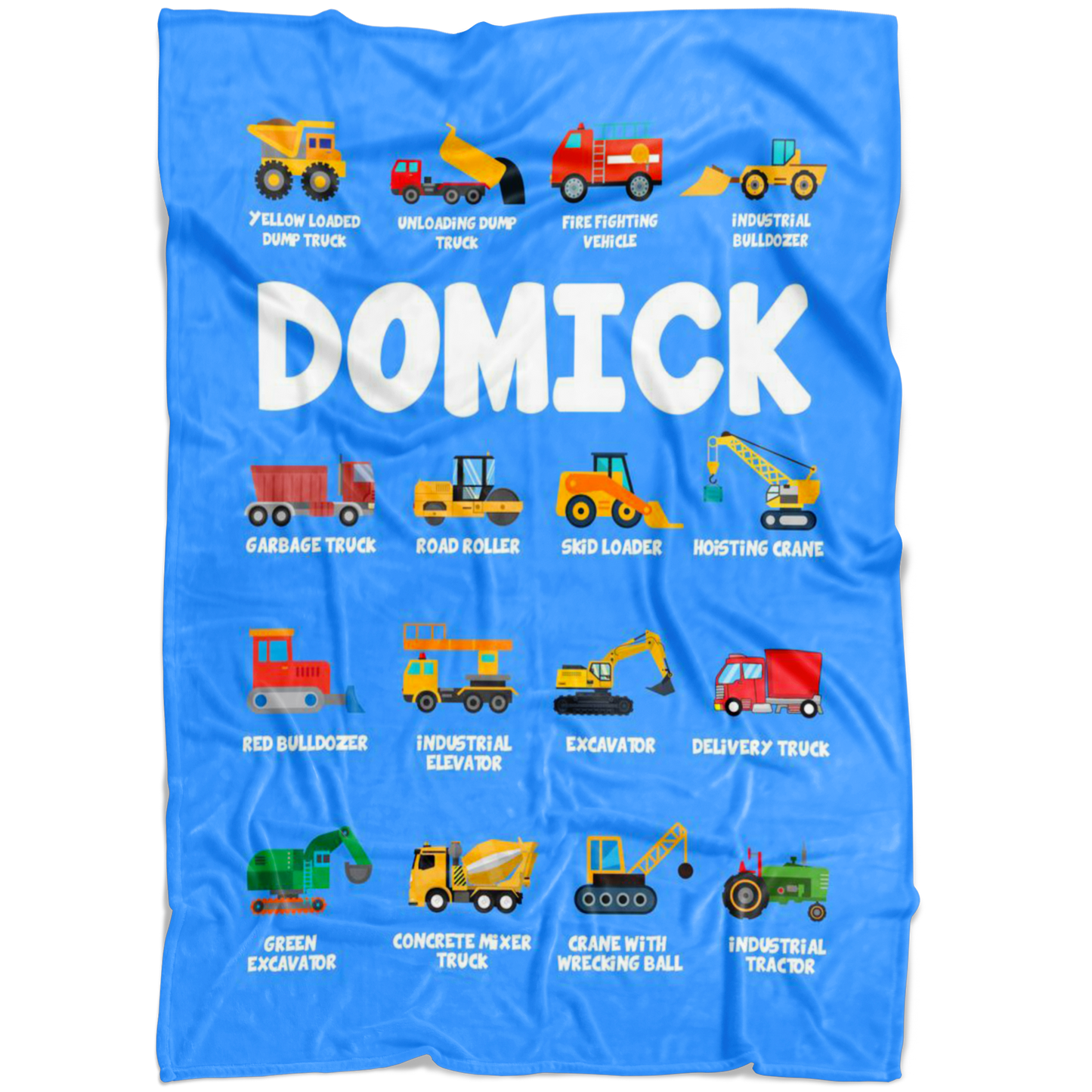 DOMICK Construction Blanket Blue