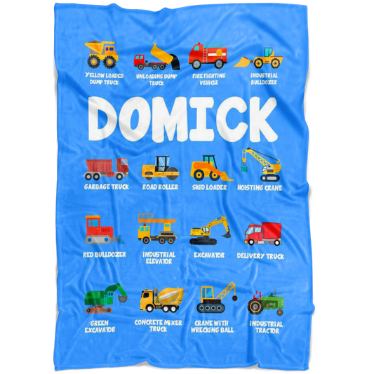 DOMICK Construction Blanket Blue