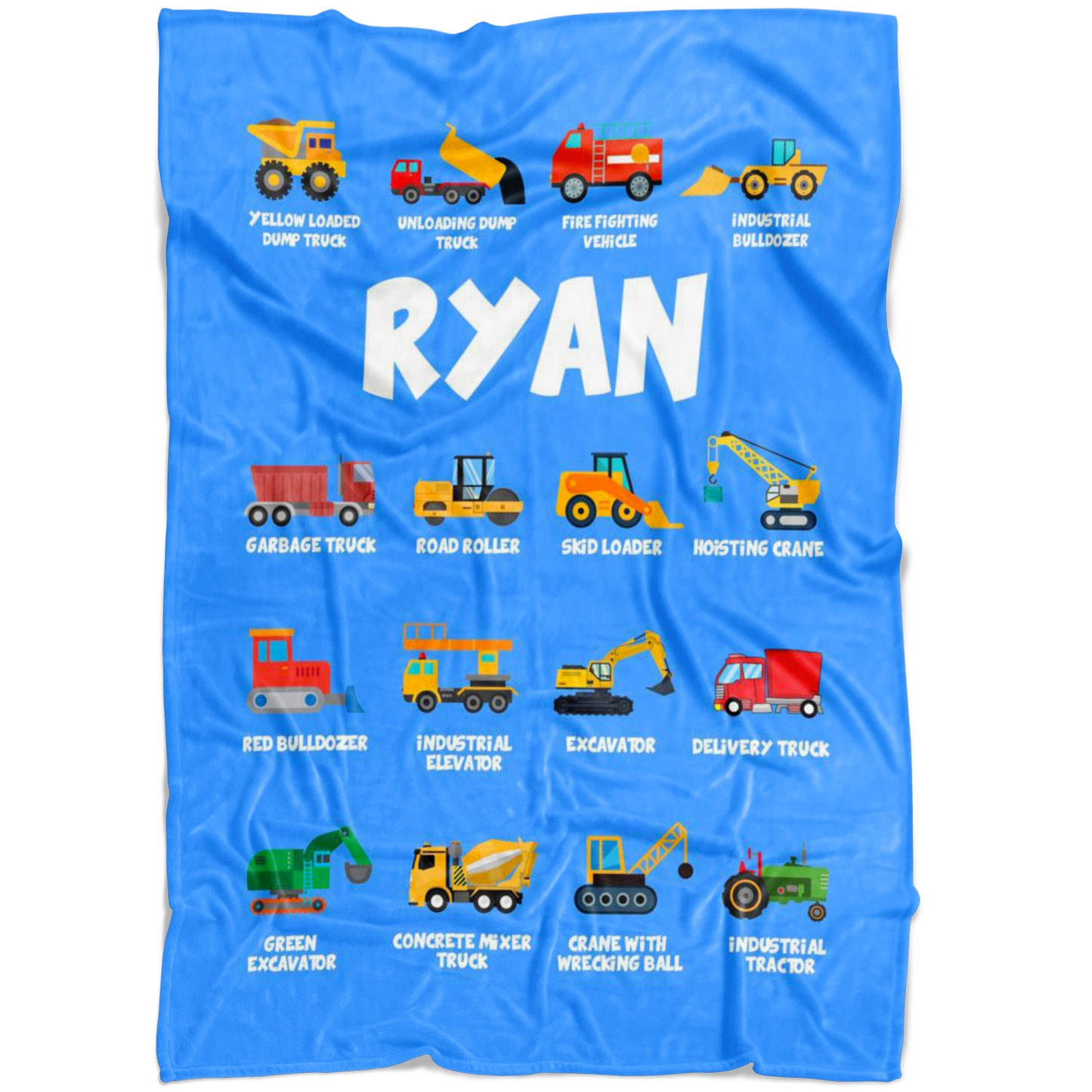 Ryan Construction Blanket Blue