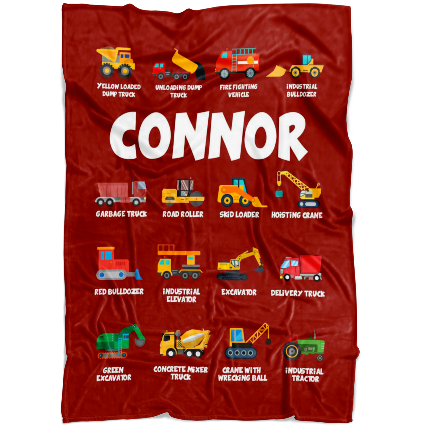 Connor Construction Blanket Red