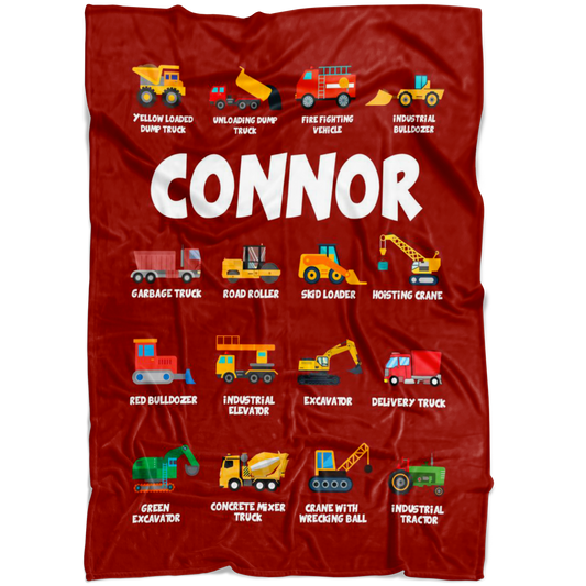Connor Construction Blanket Red
