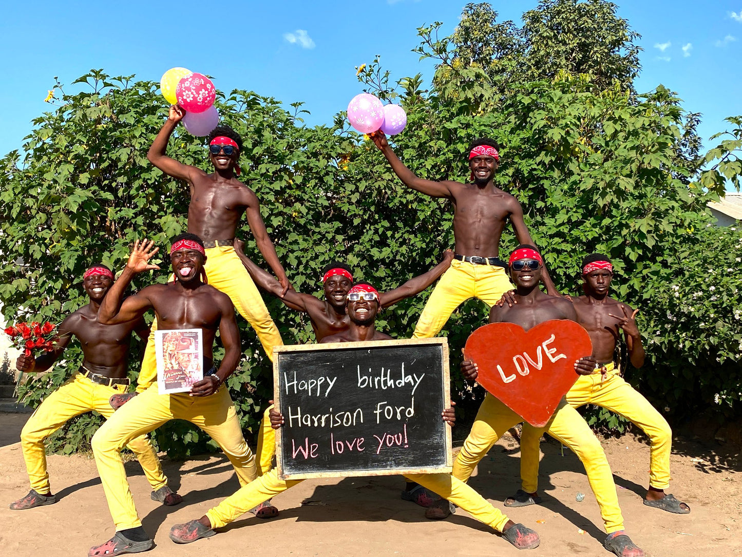 Greeting Hilarity Video from Africa