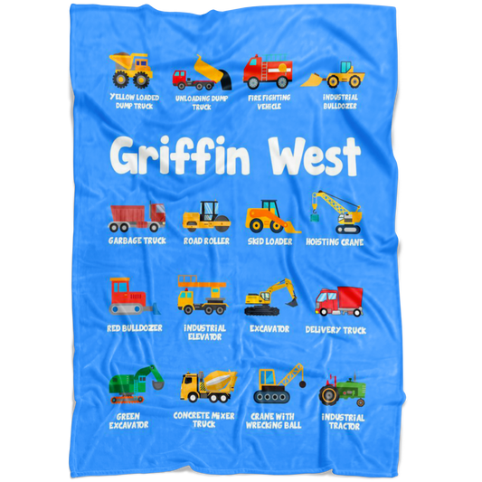Griffin West Construction Blanket Blue